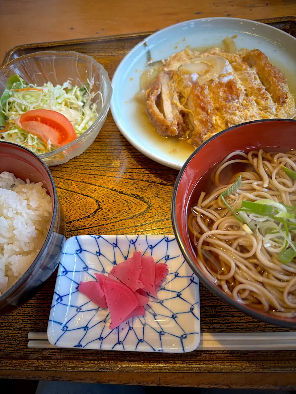 【外食】かつそば定食|masaさん