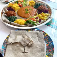 ETHIOPIAN DELIGHT with INJERA |LNAさん