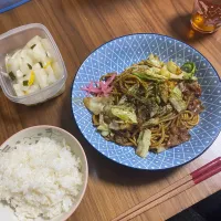 夜　焼きそば|みちくんさん