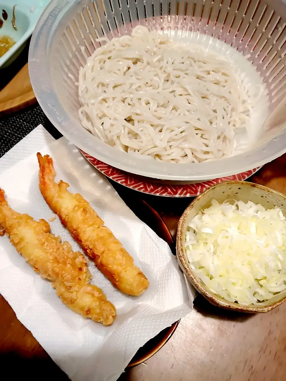 生蕎麦、海老天！大晦日！|こぼさん