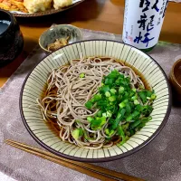 手前かえしで蕎麦と天ぷら　大根皮のきんぴら|KimaLABOさん