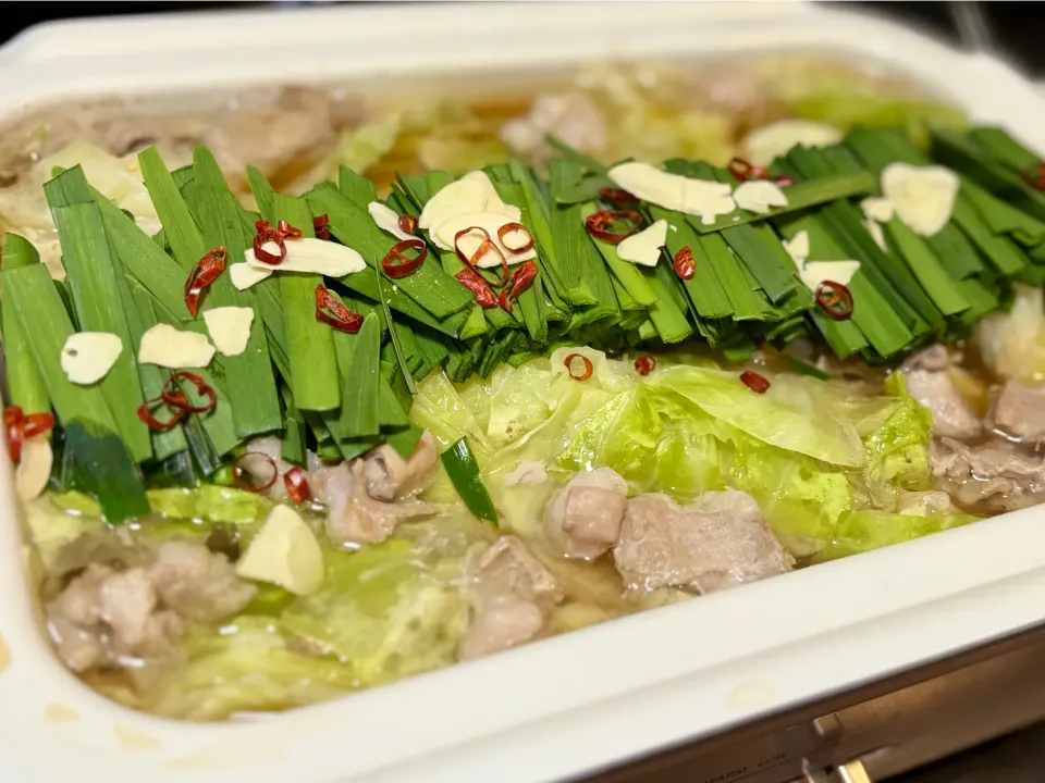 お取り寄せ　やまやさんのもつ鍋　あごだし醤油|ふくすけ食堂さん