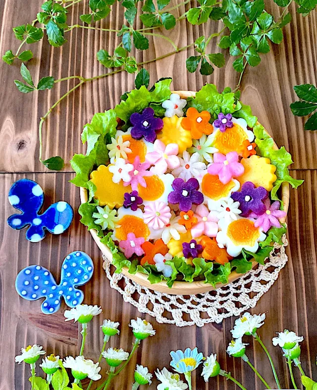 Snapdishの料理・レシピ写真:｜🌸春のお花見はお弁当から🌸