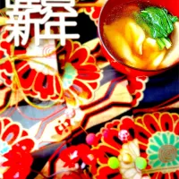 🎍お雑煮🎍明けましておめでとうございます|U・x・Uchokoさん