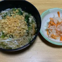 年明けうどんに紅白なます|料理好きなじいさまさん