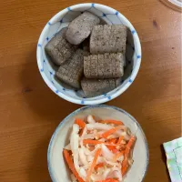 炒りこんにゃくとピーナッツなます（富士市郷土料理）|ぽんぽこまめだ。さん