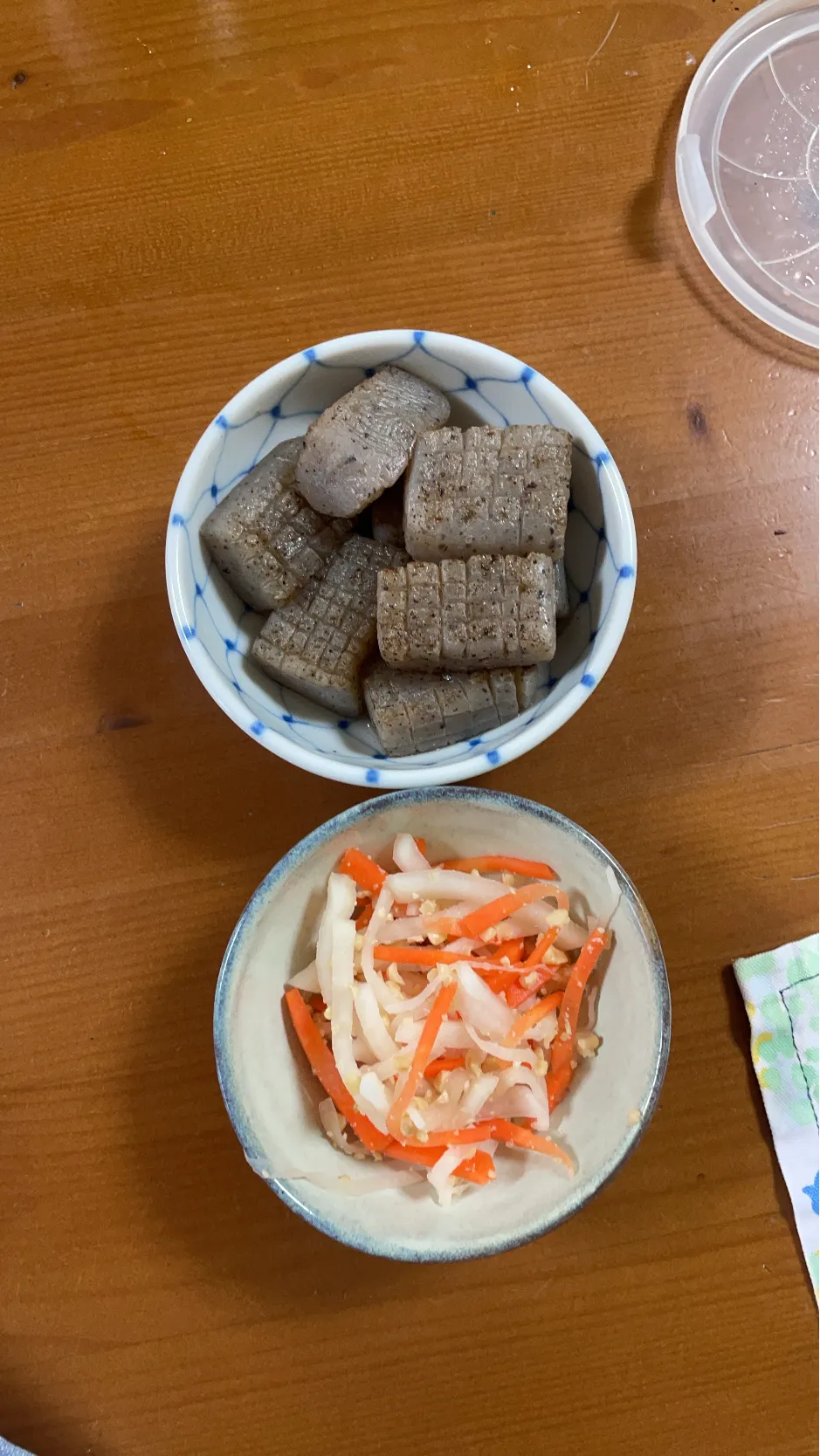 炒りこんにゃくとピーナッツなます（富士市郷土料理）|ぽんぽこまめだ。さん