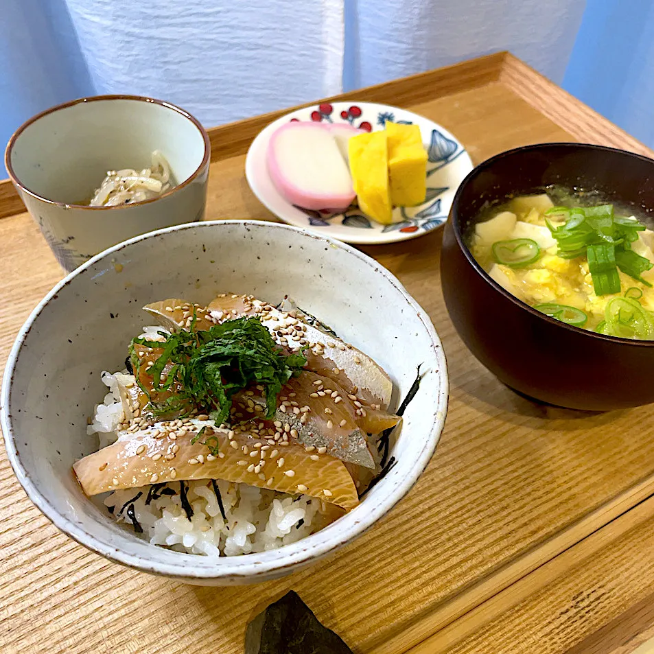 カンパチの漬け丼定食|pontalさん