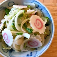 ナルトと酢玉ねぎのマリネ|高野豆腐さん