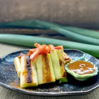 焼きネギとベーコンのごまダレ添え|けいこさん