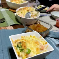 1月３日のお夕飯はエビグラタン|renharuruさん