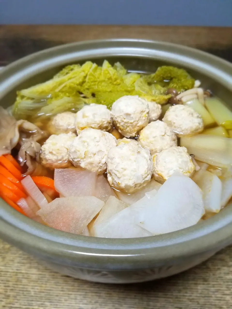 パパ作👨作り置き❄️鶏だんご鍋🍲|ぱんだのままんさん