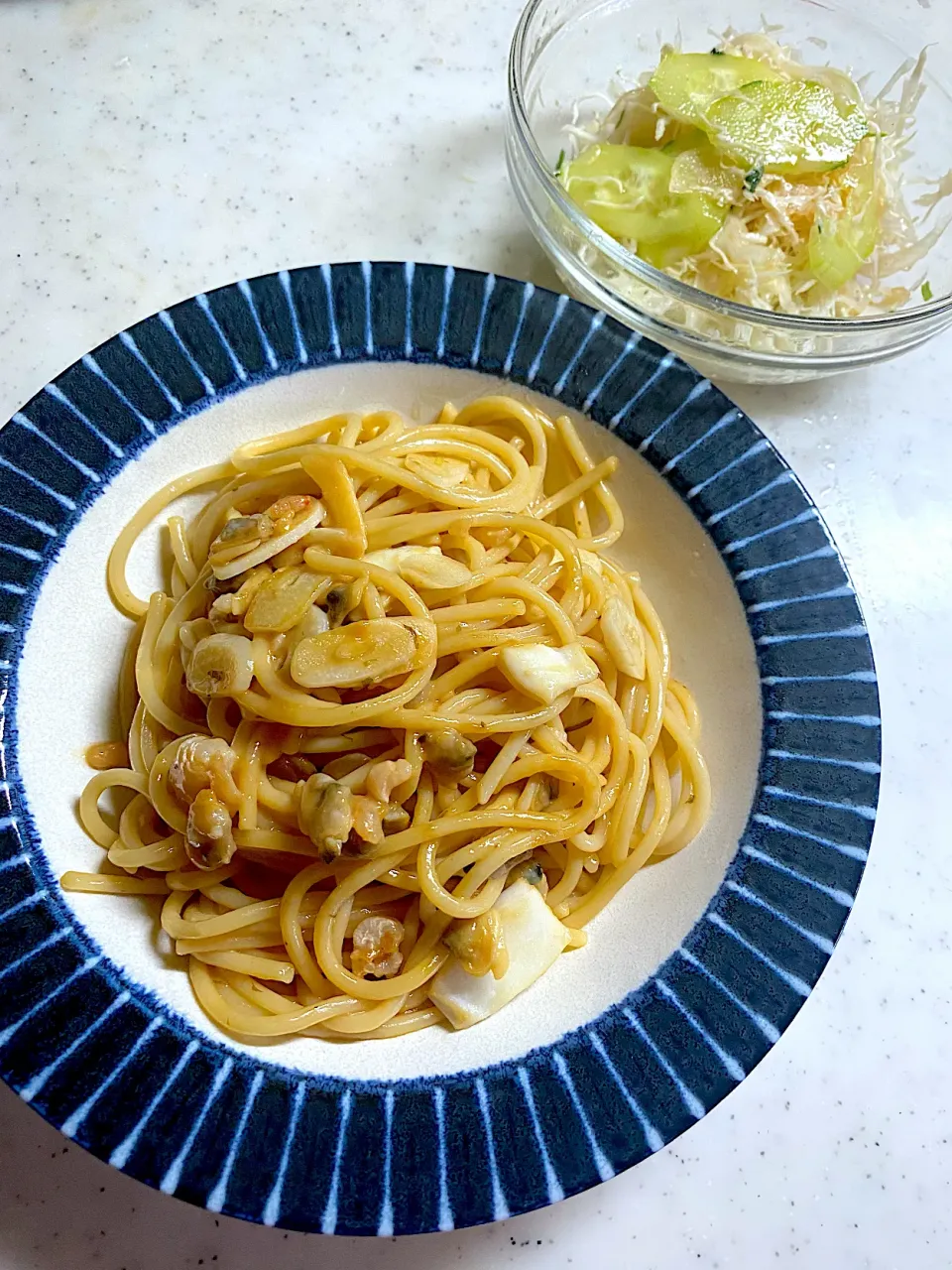 牡蠣レモンクリームソースパスタ|こっぷさん