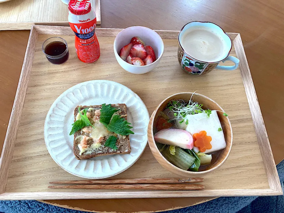 お節リメイク朝定食☀️|さくたえさん