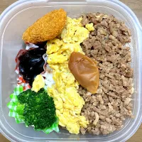 二色丼弁当|まむさん