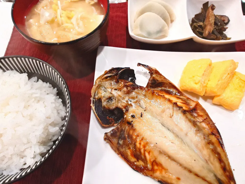 鯵の干物定食|伊藤央さん