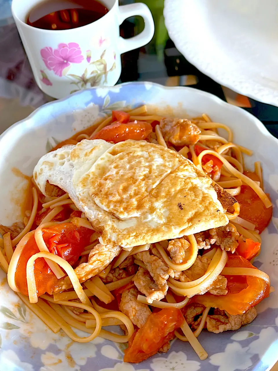 Tomato beef spaghetti|信生さん