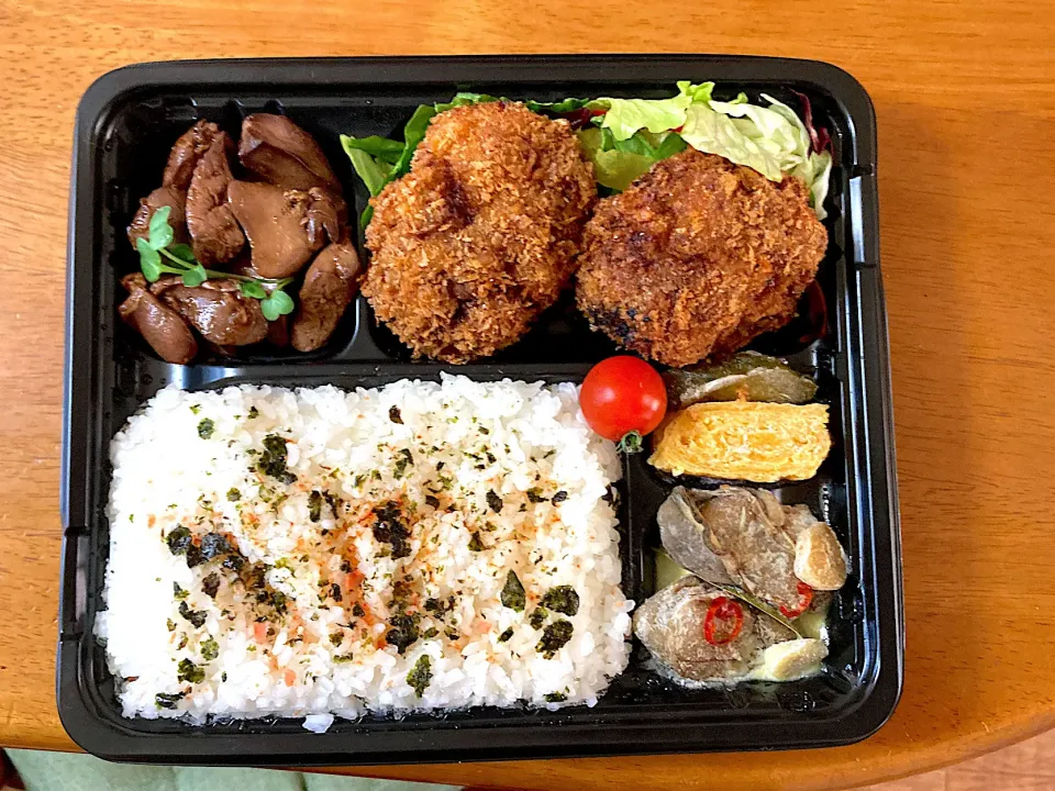 ミンチカツ弁当〜♪|mugiさん