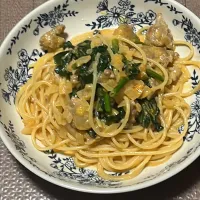 サルシッチャとチヂミほうれん草のパスタ|TDさん