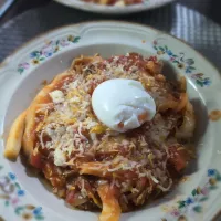 イタリアン風トマト極太うどん|テケテケさん