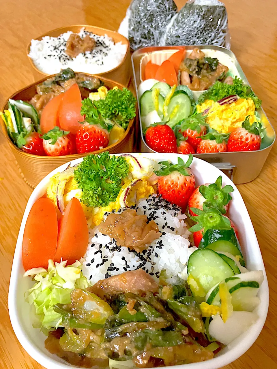 家族お弁当🍱❀︎.(*´▽︎`*)❀︎.❤️|ふみぃさん