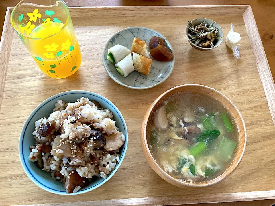 お節リメイク〜がめ煮混ぜ込みご飯🥰|さくたえさん