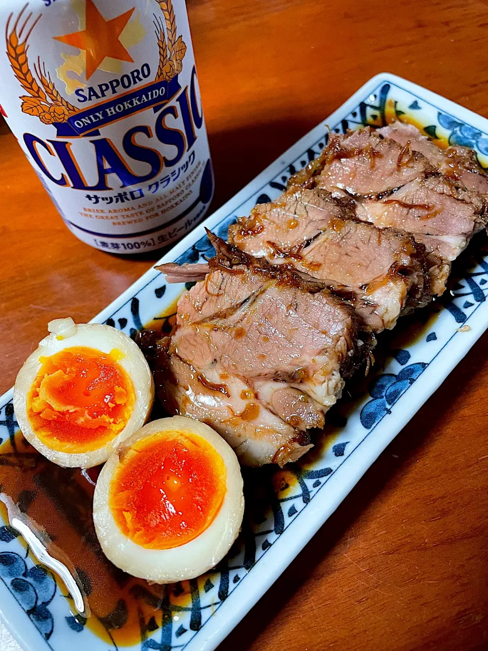 煮豚&煮卵&SAPPORO CLASSIC🍻🍺|Miekoさん