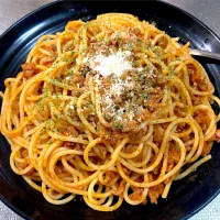 ミートソーススパゲッティ🍝|satoruさん