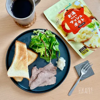 Snapdishの人気料理写真:お湯だけでマッシュポテトで 簡単ごはん