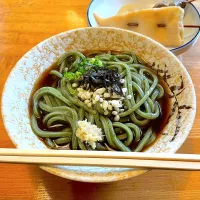 わかめうどん　ぶっかけ（温）　大島屋