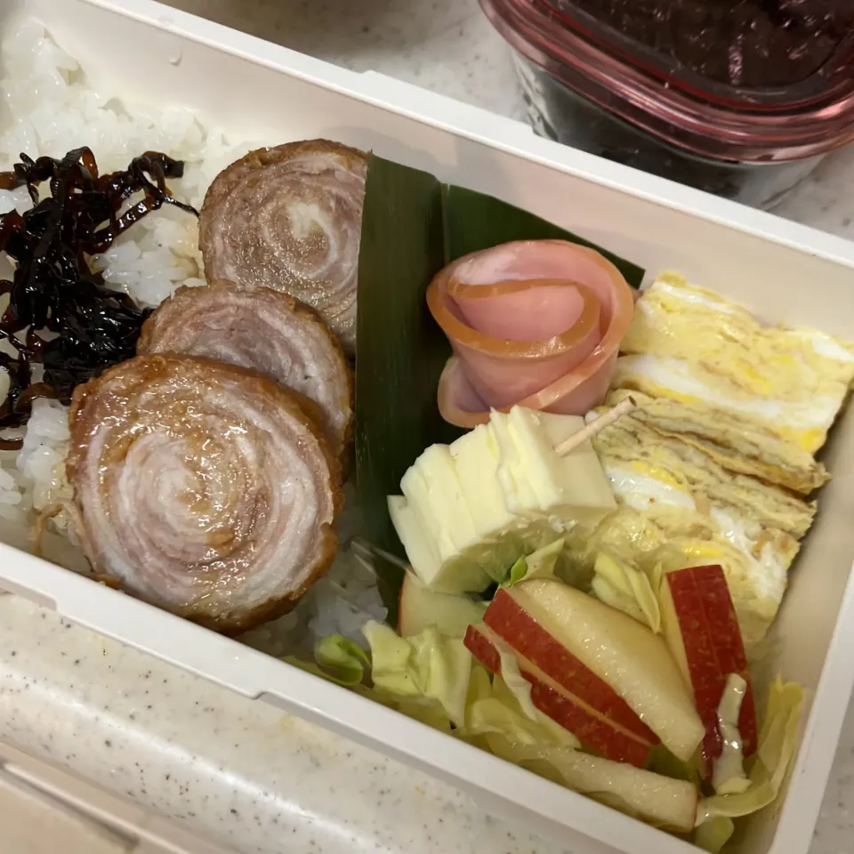 豚バラ薄切でチャーシュー弁当|たんぽぽさん