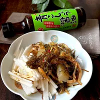 とんちんさんの料理 松前漬けと長芋~青こしょう醤油|とんちんさん