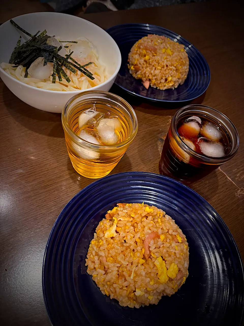 豚キムチ玉子チャーハン　ぶっかけ冷うどん　鉄観音茶|ch＊K*∀o(^^*)♪さん