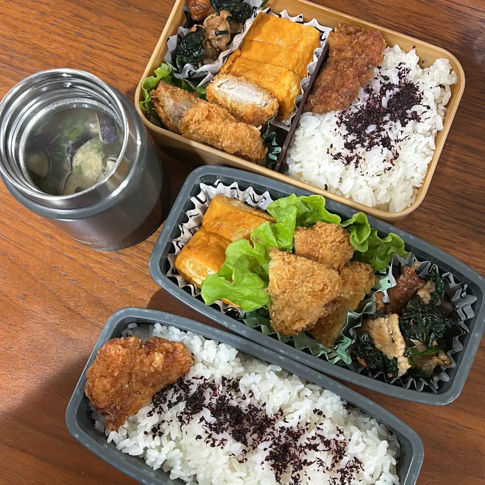 2025.1.8 高2息子、旦那弁当|こうれい母さん