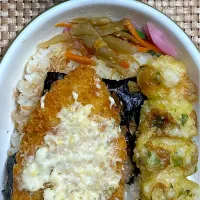 白身魚フライの海苔弁|すくらんぶるえっぐさん