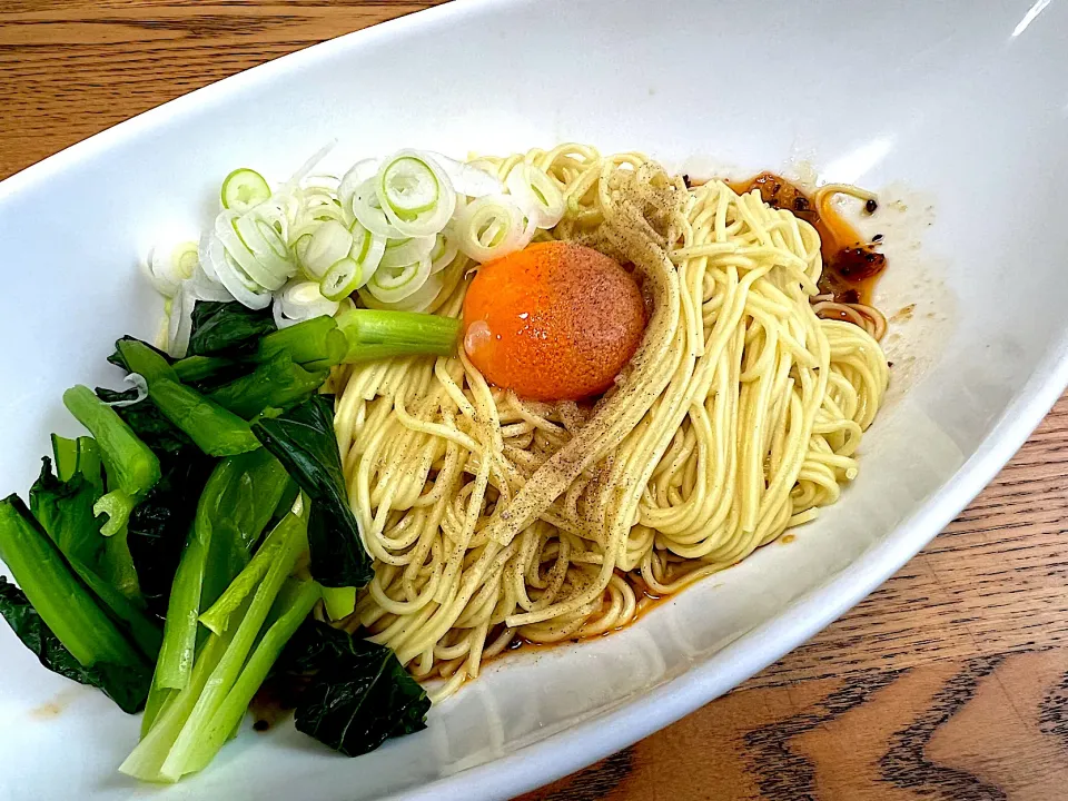 マルタイ棒ラーメンで汁なし担々麺風|さくたろうさん