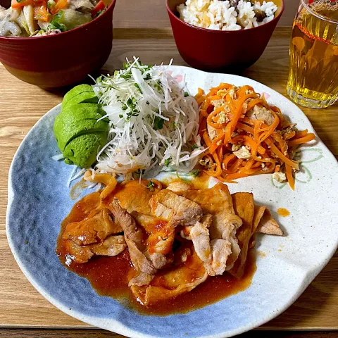 「FitDish」を使ってみたSnapdishの料理・レシピ写真:『FitDish』まろやか仕立てのポークケチャップ✨