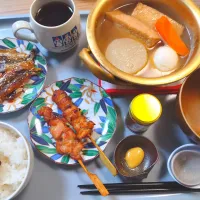 おでん　焼き鳥　みりん干し|さゆさん