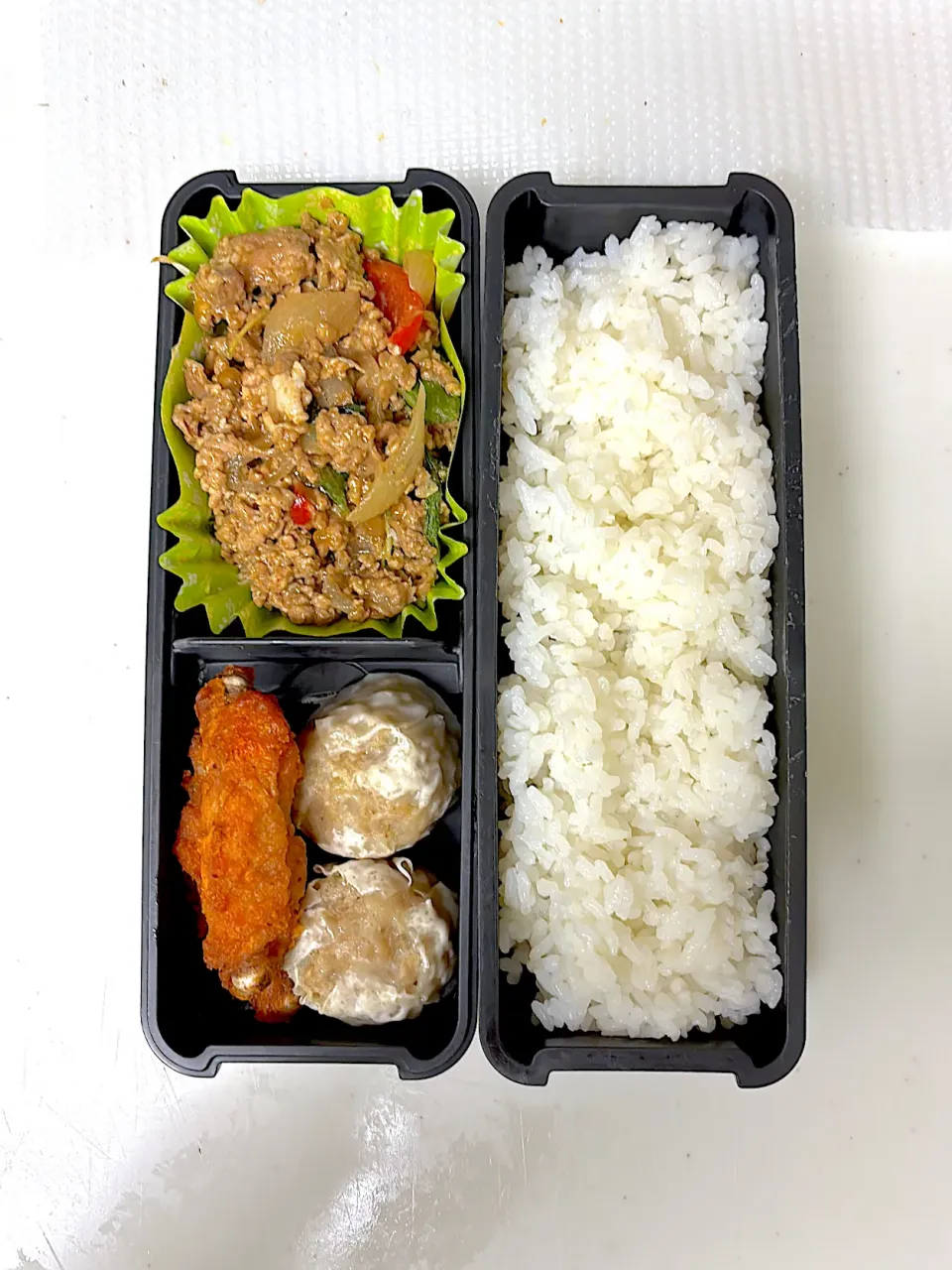 高3になった次男くんへ　ガパオ弁当|晴れ時々弁当さん