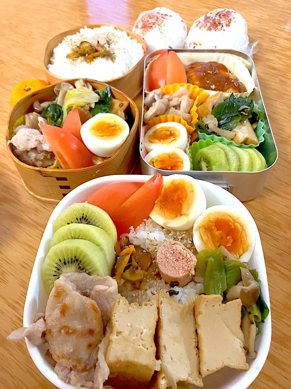 家族お弁当🍱´ ³`°) ♬︎*.:*❤️|ふみぃさん