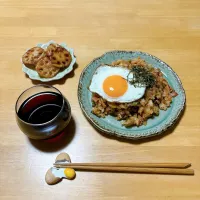 目玉焼きキムチ炒飯|ちゃみこさん