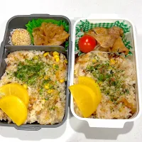 娘と息子のお弁当🍱|megさん