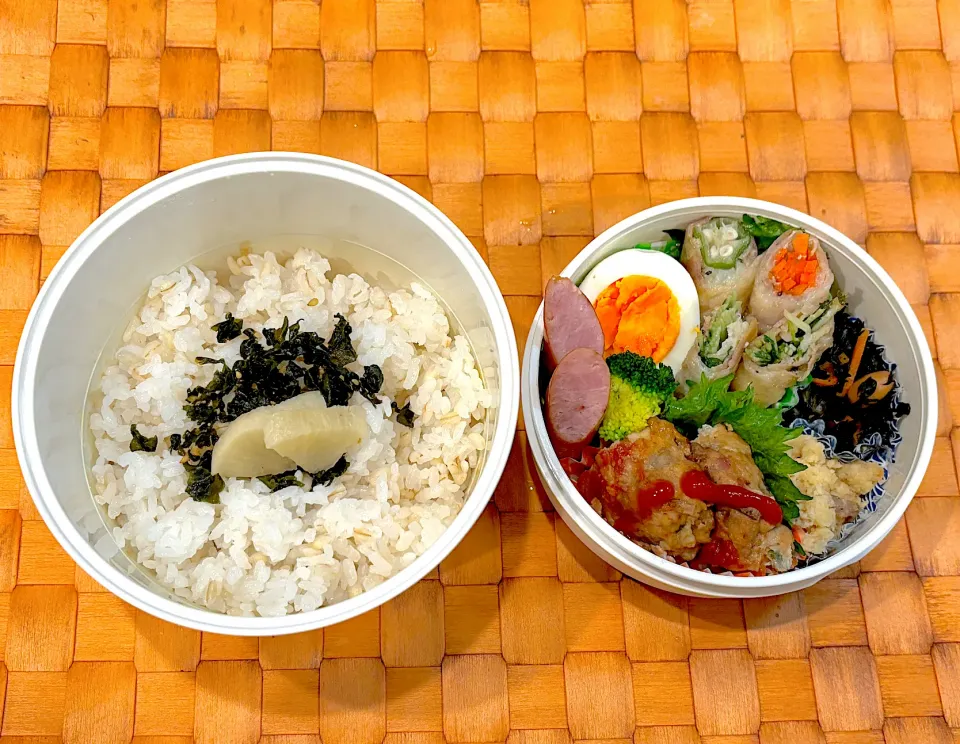 中学生息子のお弁当🍱 野菜の肉巻き弁当🍱|Snow10さん