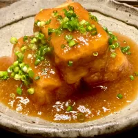 揚げ出し豆腐(みぞれ餡掛け)                     【気まぐれ投稿】