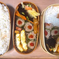 ピーマンの肉詰め弁当🍱|ふみふみさん