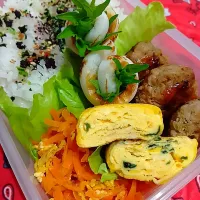 にんじんしりしりーハンバーグ弁当|yayoi.Kさん