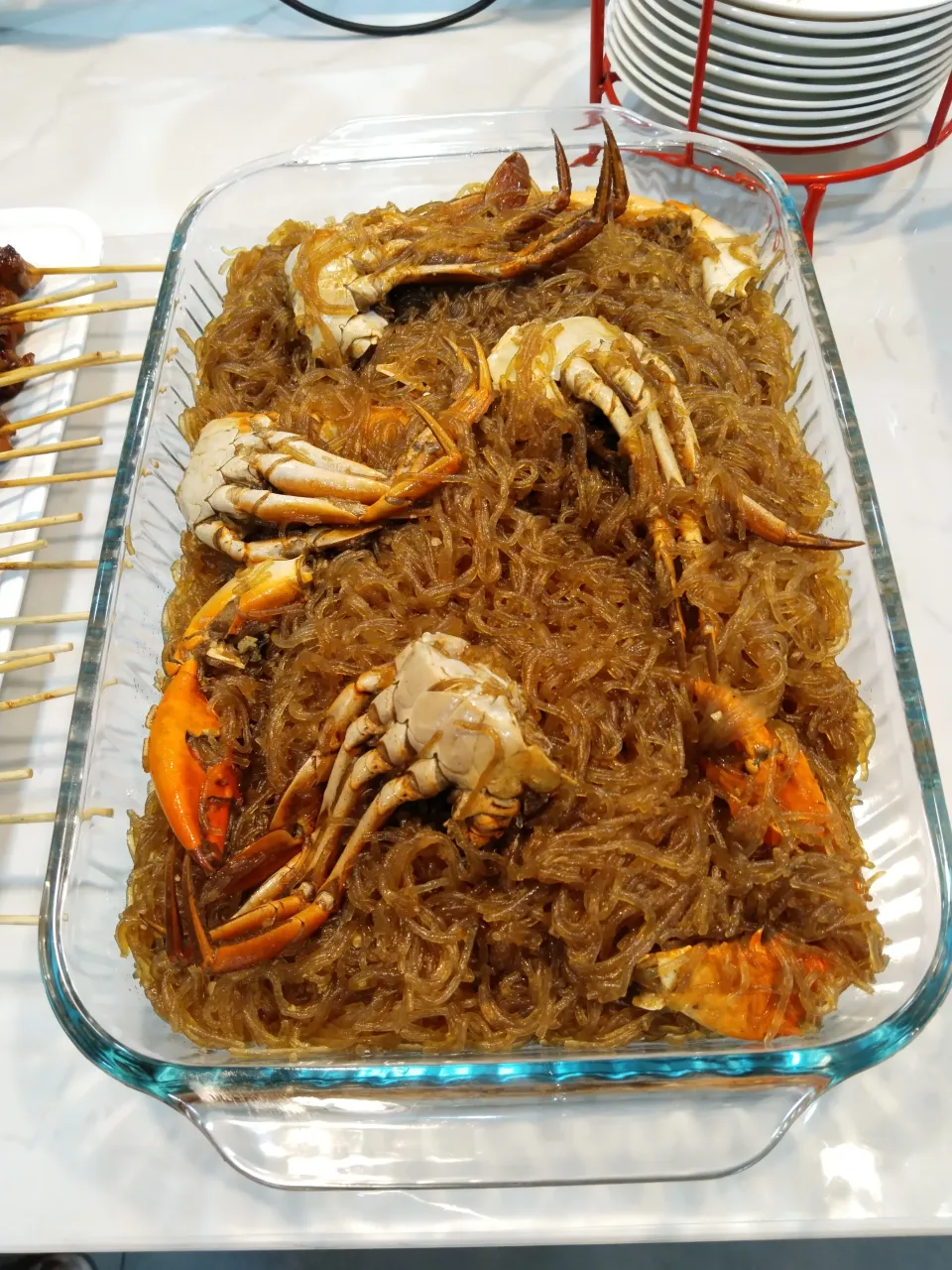 Fried vermicelli with crab|Mariano Ngさん