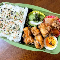 鶏むね肉とそばと海苔のカリカリ揚げ弁当|kiicoさん