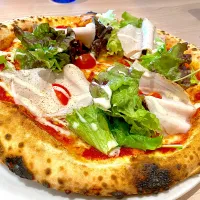 Pork ham salad pizza|Ronaさん