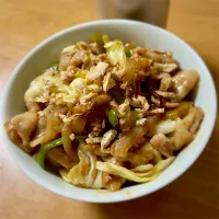 豚と高級野菜の台湾炒め飯|deekay71さん